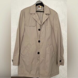 Brunello Cucinelli Tan Trench Coat (Sz L / Euro 52)